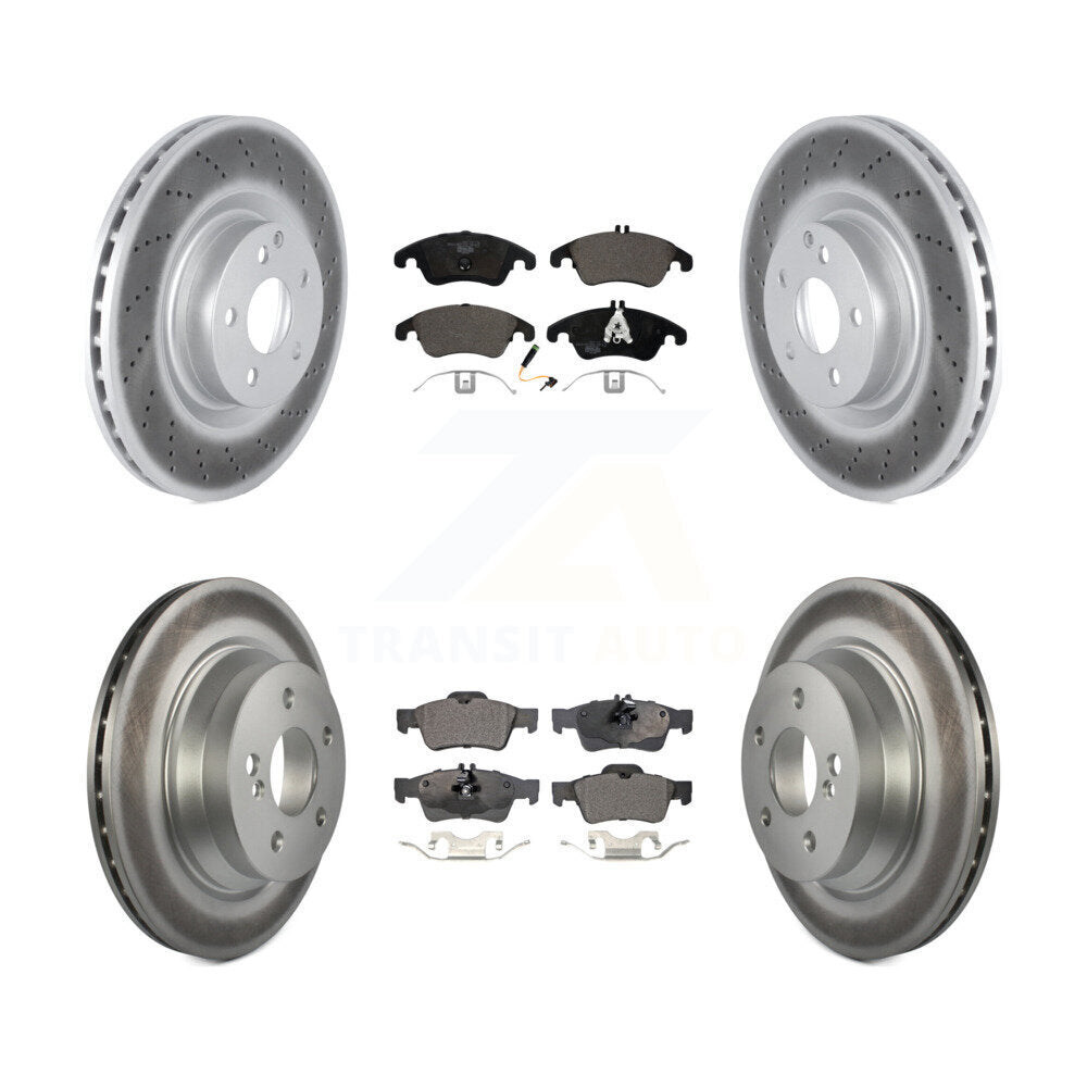 Transit Auto KGT-102957 Disc Brake Kit for 2015-2016 Mercedes-Benz E400 - Front and Rear