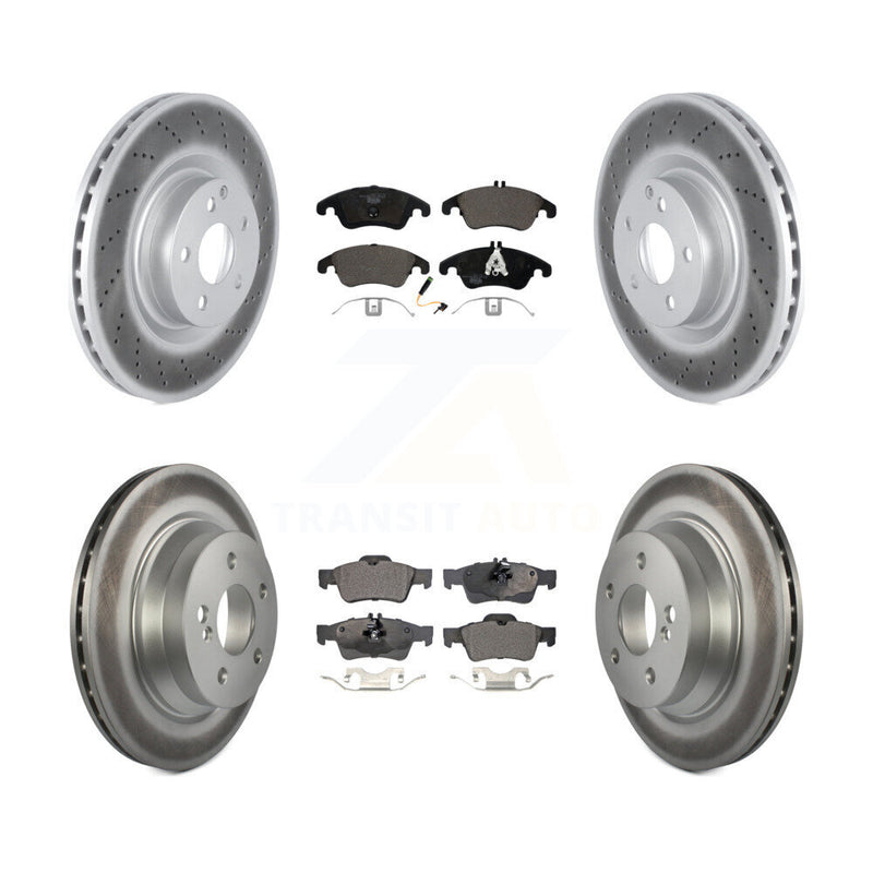 Transit Auto KGT-102957 Disc Brake Kit for 2015-2016 Mercedes-Benz E400 - Front and Rear