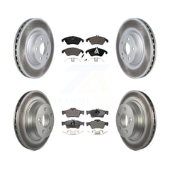 Transit Auto KGT-102958 Disc Brake Kit for 2015-2016 Mercedes-Benz E400 - Front and Rear