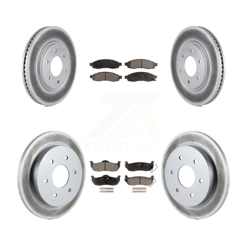 Transit Auto KGT-102959 Disc Brake Kit for 2007 Nissan TITAN - Front and Rear