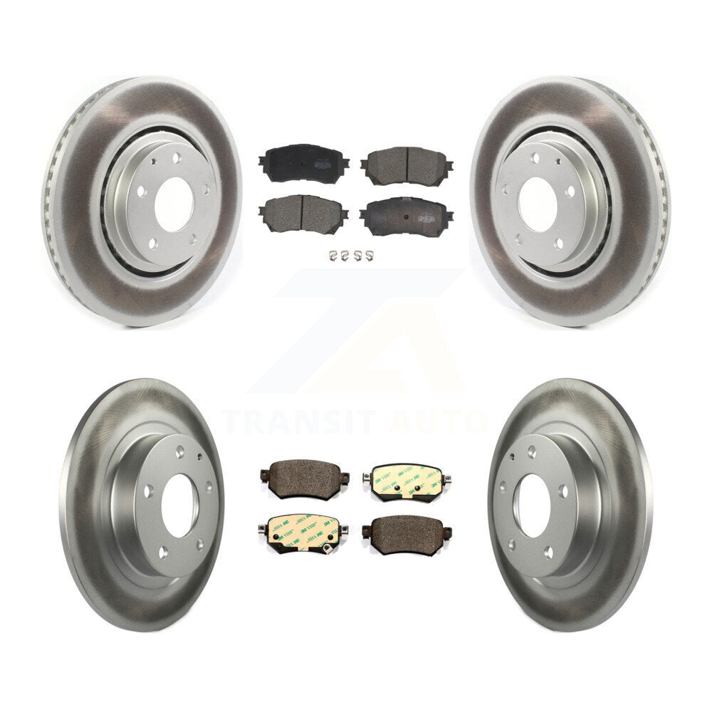 Transit Auto KGT-102962 Disc Brake Kit for 2021 Mazda 6 - Front and Rear
