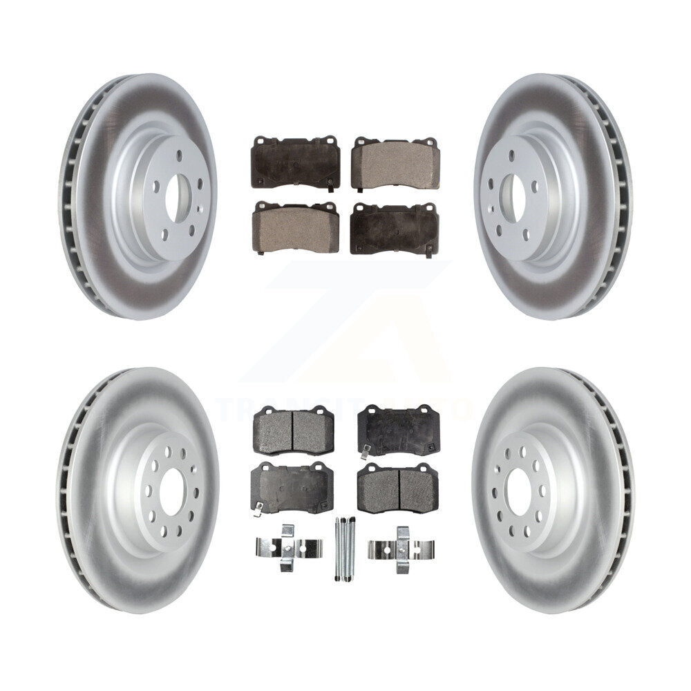 Transit Auto KGT-102965 Disc Brake Kit for 2017-2019 Tesla S, Tesla X - Front and Rear