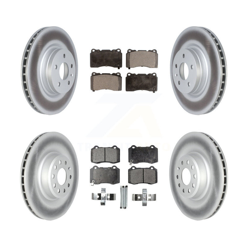 Transit Auto KGT-102965 Disc Brake Kit for 2017-2019 Tesla S, Tesla X - Front and Rear