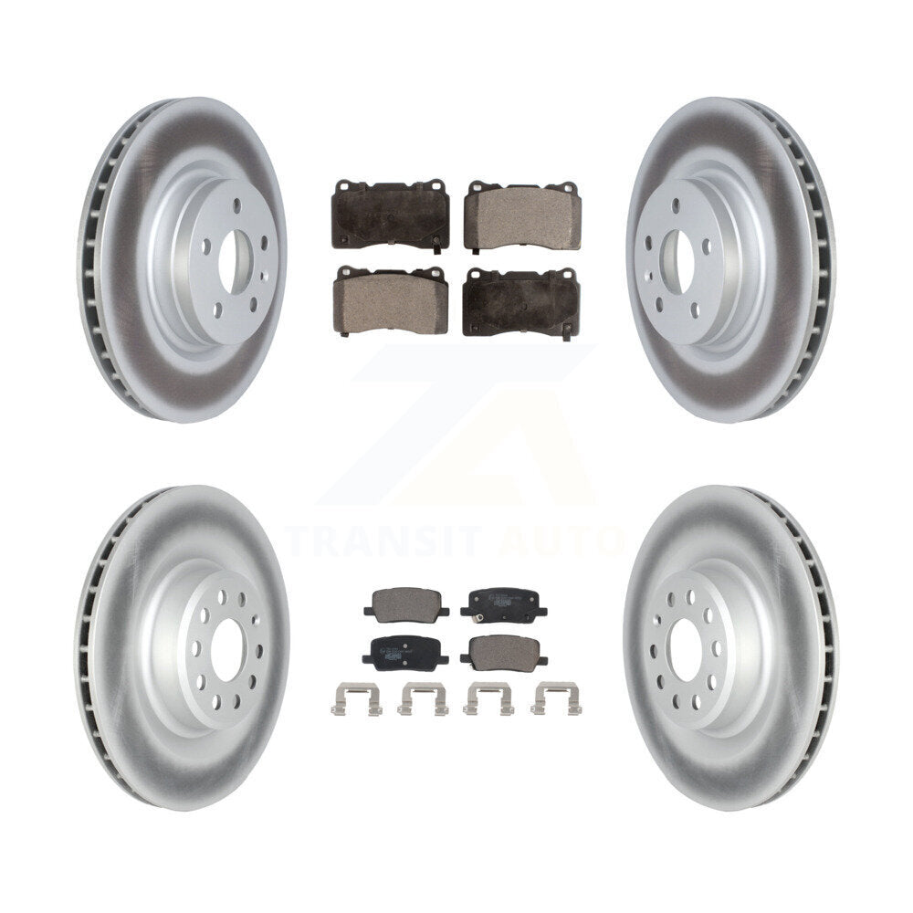 Transit Auto KGT-102966 Disc Brake Kit for 2017-2019 Tesla S, Tesla X - Front and Rear