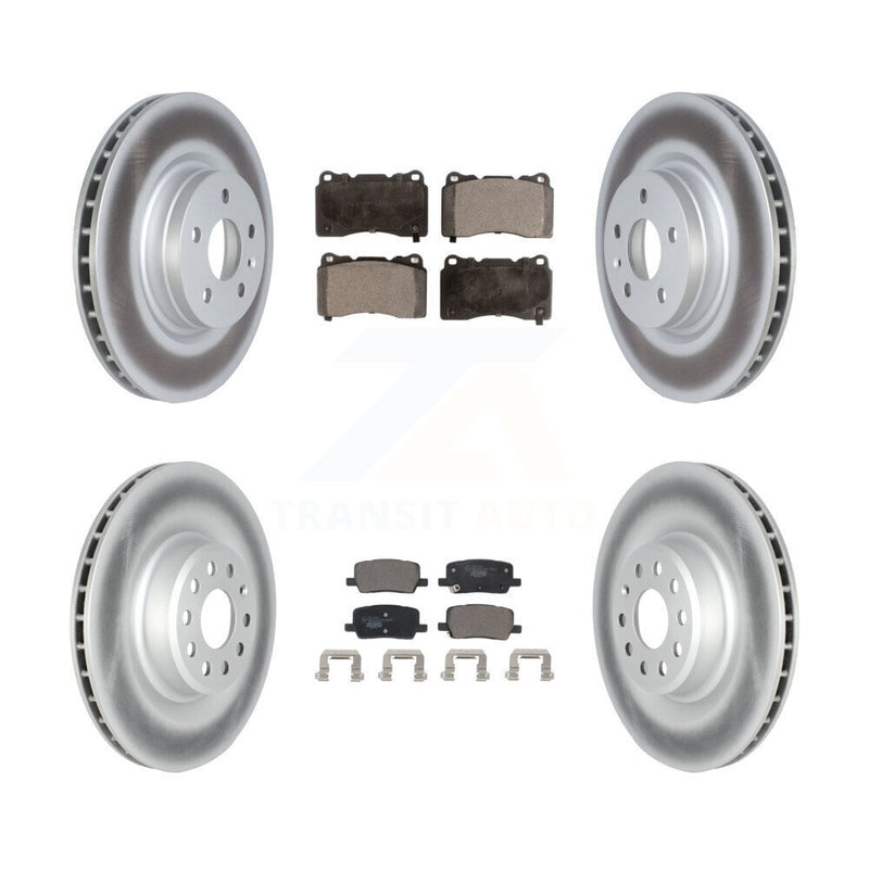 Transit Auto KGT-102966 Disc Brake Kit for 2017-2019 Tesla S, Tesla X - Front and Rear