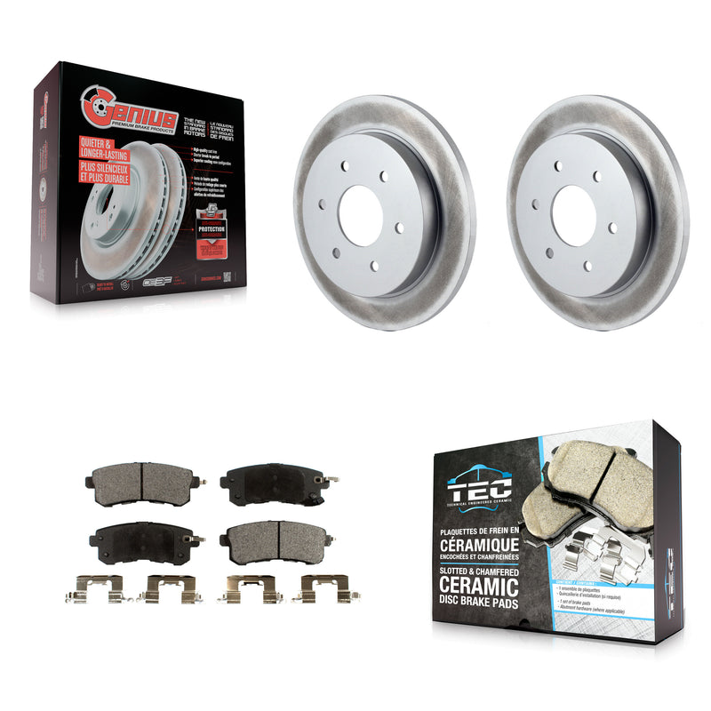 Transit Auto KGT-102970 Disc Brake Kit for 2017-2019 Nissan Armada - Rear