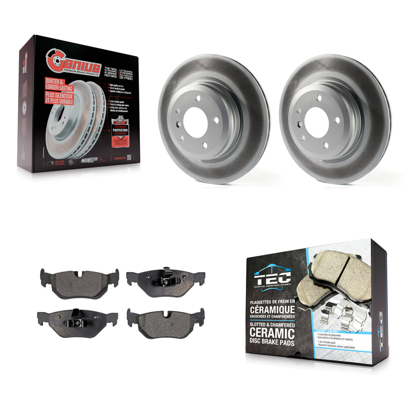 Transit Auto KGT-102975 Disc Brake Kit for 2012 BMW X1 - Rear