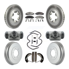 Transit Auto KGT-102980 Disc Brake Kit for 2004-2008 Isuzu i-290, Isuzu i-370 and More - Front and Rear