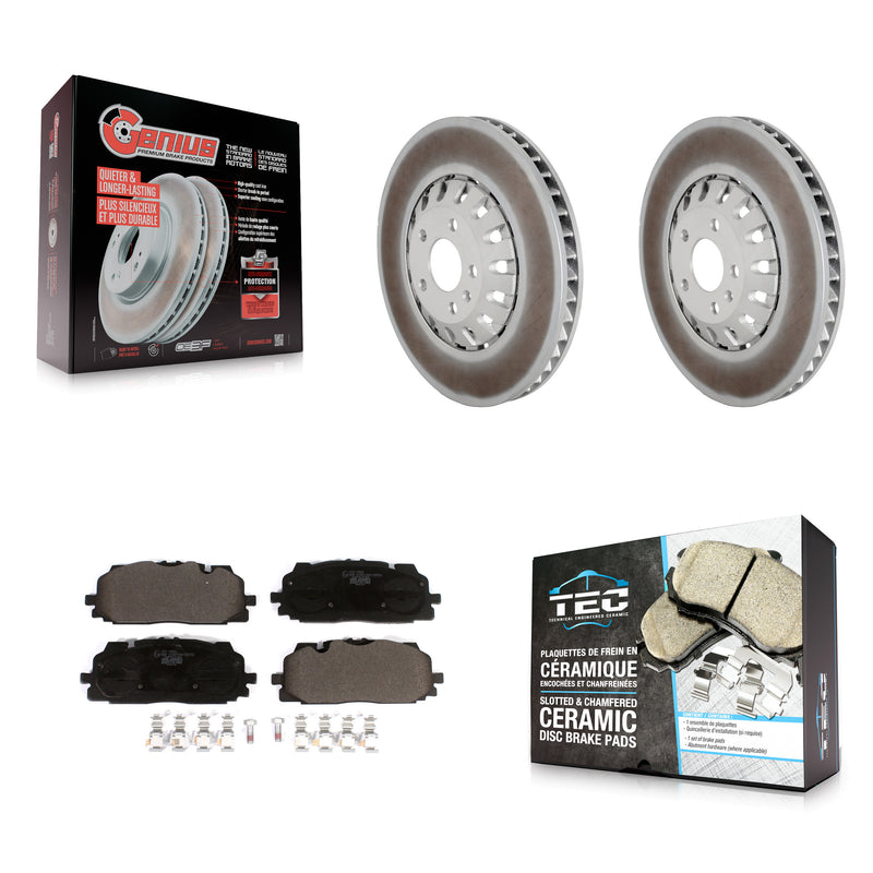 Transit Auto KGT-102983 Disc Brake Kit for 2017-2022 Audi A8 Quattro, Audi A6 Quattro and More - Front