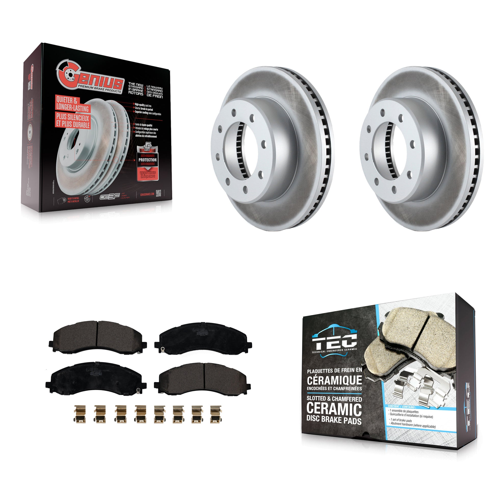 Transit Auto KGT-102985 Disc Brake Kit for 2019-2024 Ram 2500, Ram 3500 - Front
