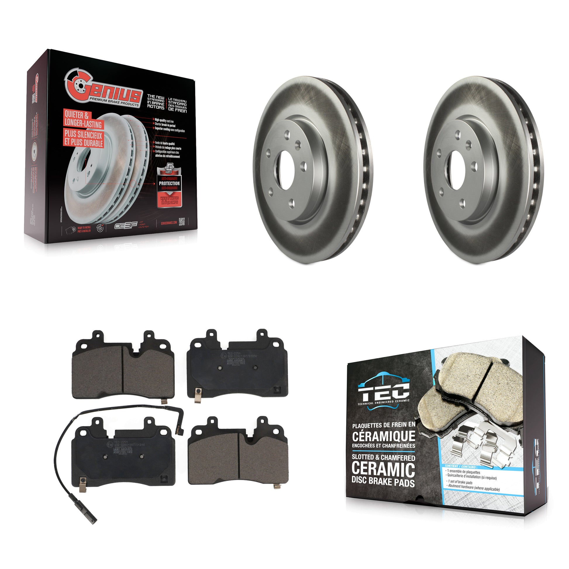 Transit Auto KGT-102995 Disc Brake Kit for 2020-2022 Chevrolet Corvette - Front