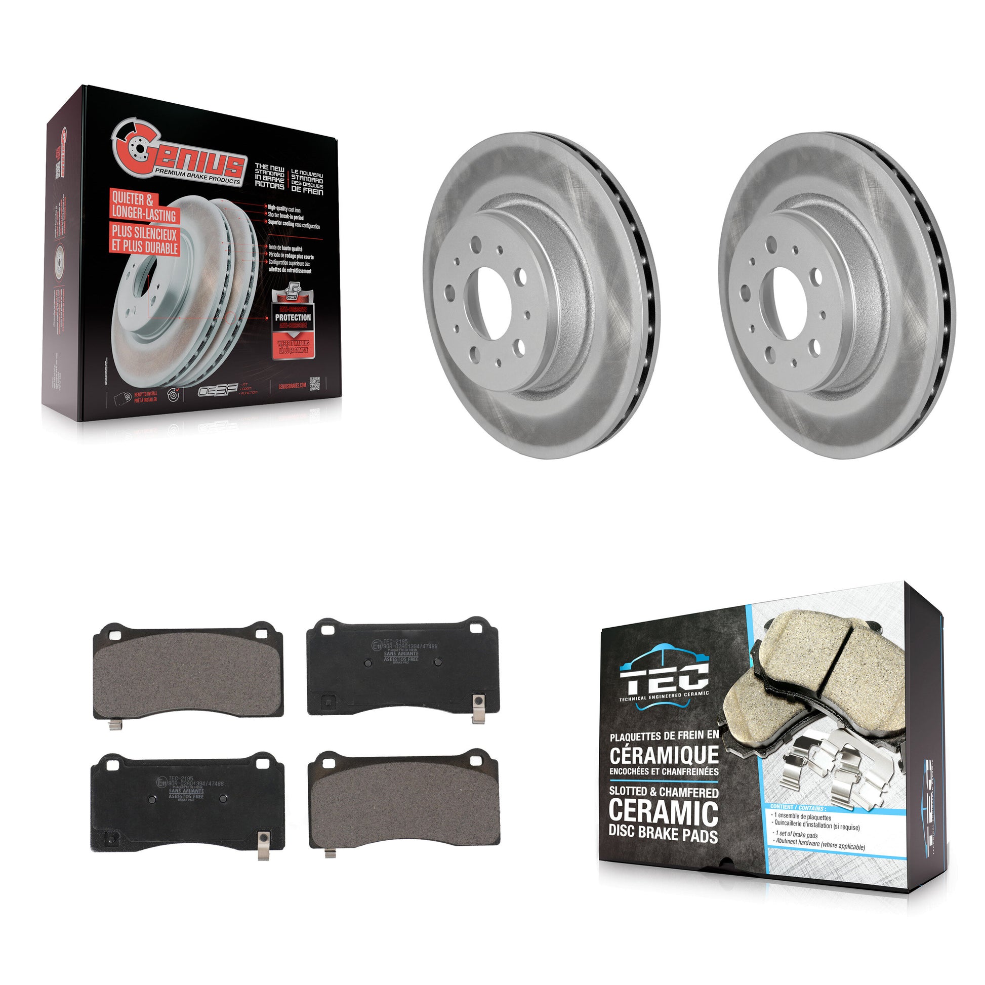 Transit Auto KGT-102997 Disc Brake Kit for 2017-2022 Tesla 3 - Front