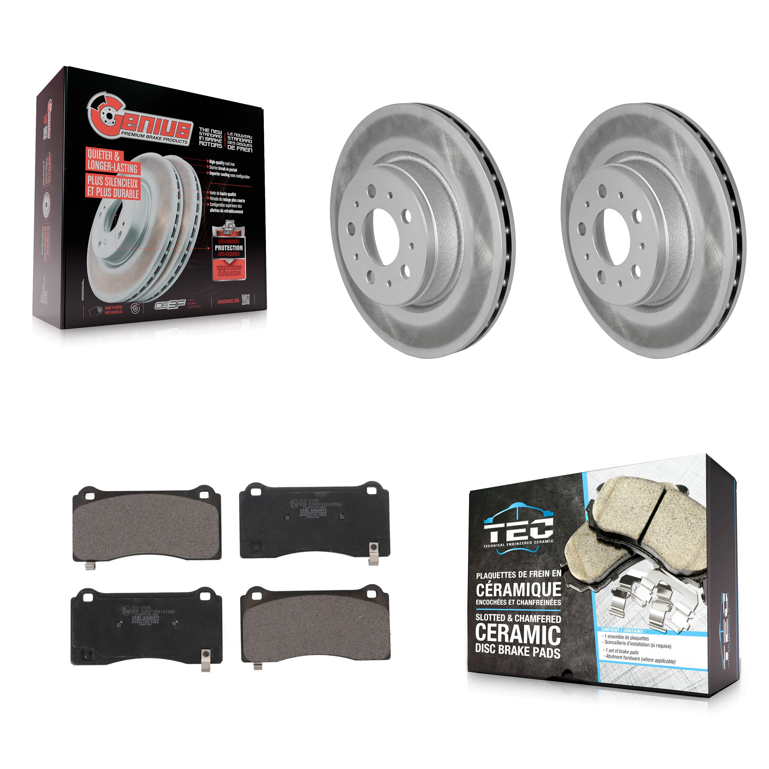 Transit Auto KGT-102997 Disc Brake Kit for 2017-2022 Tesla 3 - Front