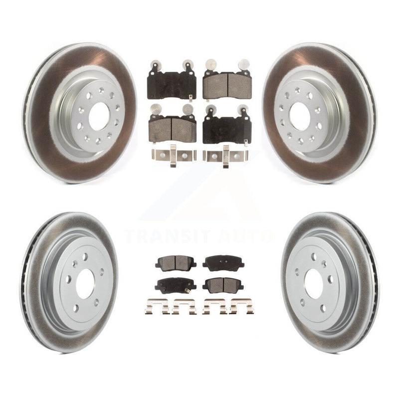Transit Auto KGT-103000 Disc Brake Kit for 2015 Cadillac CTS - Front and Rear