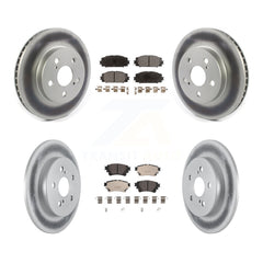 Transit Auto KGT-103002 Disc Brake Kit for 2020-2022 Toyota Corolla - Front and Rear