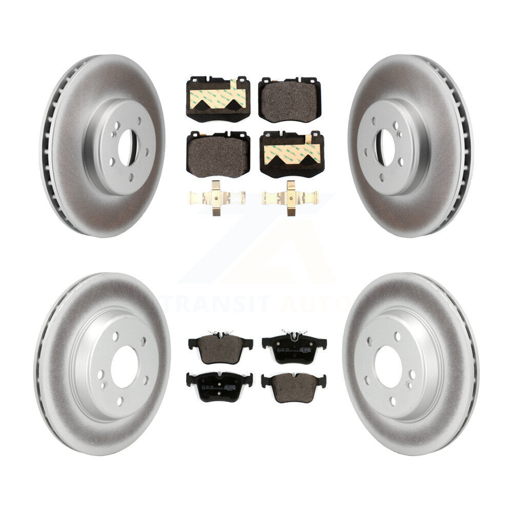 Transit Auto KGT-103006 Disc Brake Kit for 2015-2018 Mercedes-Benz C300, Mercedes-Benz C350e, Mercedes-Benz C400 - Front and Rear