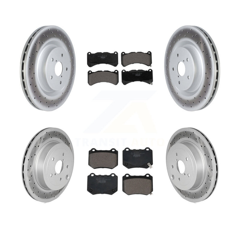 Transit Auto KGT-103010 Disc Brake Kit for 2018-2020 Subaru WRX STI - Front and Rear