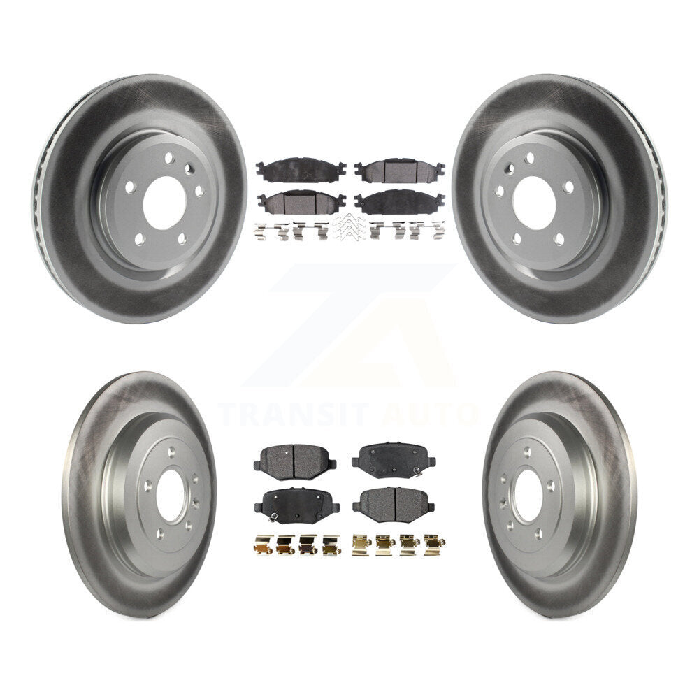 Transit Auto KGT-103013 Disc Brake Kit for 2015 Ford Explorer - Front and Rear