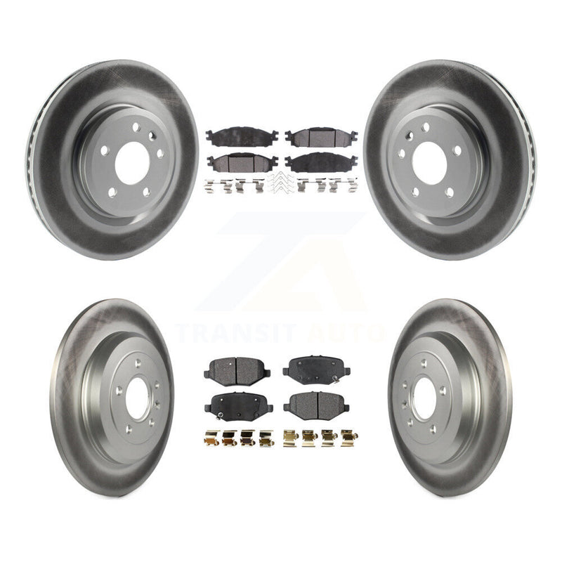Transit Auto KGT-103013 Disc Brake Kit for 2015 Ford Explorer - Front and Rear