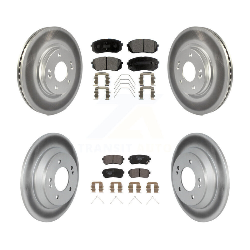 Transit Auto KGT-103015 Disc Brake Kit for 2018-2021 Hyundai Kona - Front and Rear