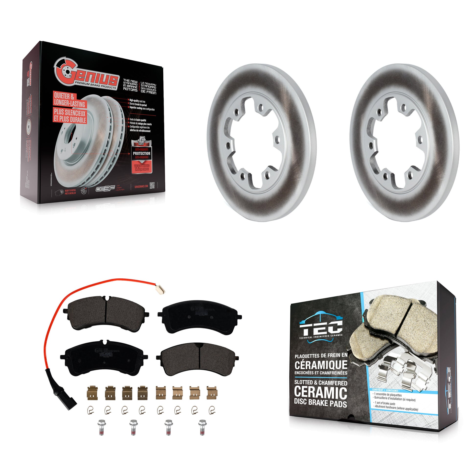 Transit Auto KGT-103063 Disc Brake Kit for 2020-2023 Ford Transit-350, Ford Transit-350 HD and More - Rear