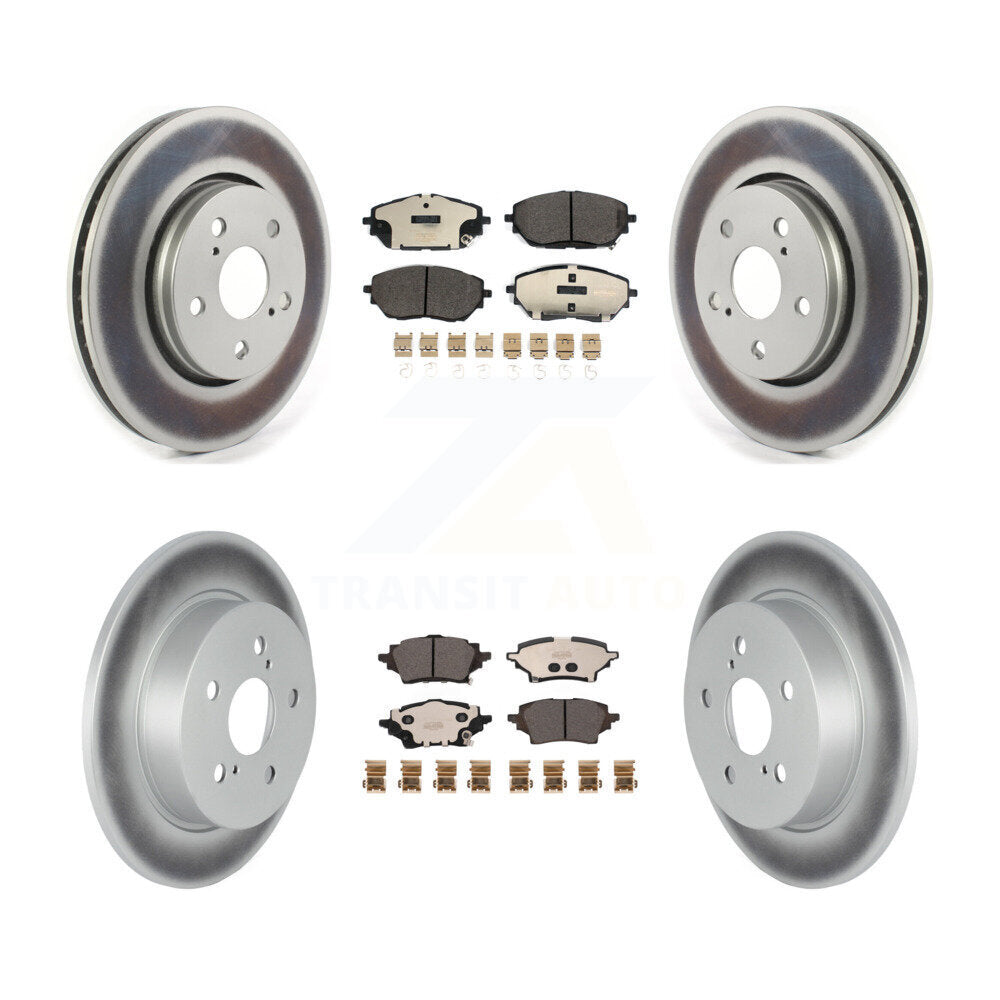 Transit Auto KGT-103086 Disc Brake Kit for 2019-2021 Toyota C-HR - Front and Rear