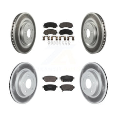 Transit Auto KGT-103087 Disc Brake Kit for 2019 Nissan Rogue - Front and Rear