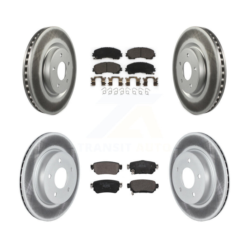 Transit Auto KGT-103087 Disc Brake Kit for 2019 Nissan Rogue - Front and Rear