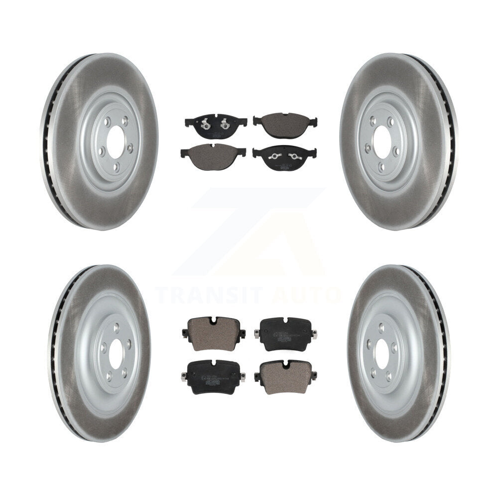 Transit Auto KGT-103092 Disc Brake Kit for 2017-2019 Jaguar XJ, Jaguar XJR575 - Front and Rear