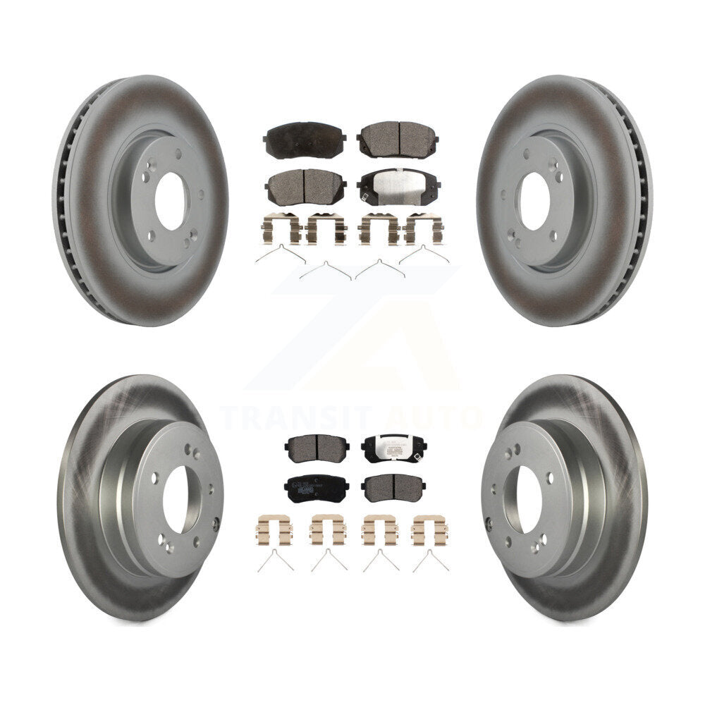 Transit Auto KGT-103094 Disc Brake Kit for 2016 Hyundai Sonata - Front and Rear