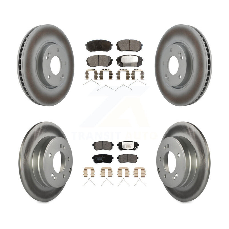 Transit Auto KGT-103094 Disc Brake Kit for 2016 Hyundai Sonata - Front and Rear