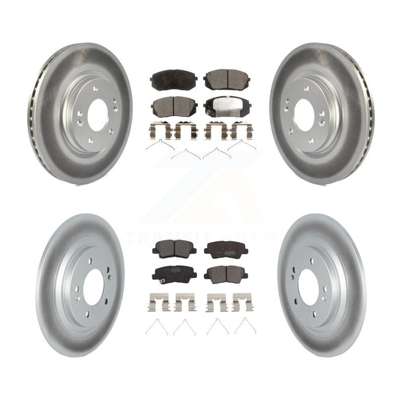 Transit Auto KGT-103095 Disc Brake Kit for 2019-2023 Hyundai Kona Electric, Kia Niro EV - Front and Rear