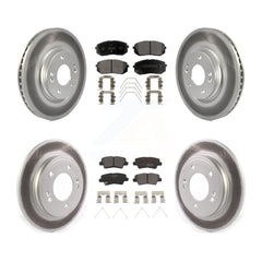 Transit Auto KGT-103098 Disc Brake Kit for 2019-2023 Kia Forte, Kia Forte5, Hyundai Veloster - Front and Rear