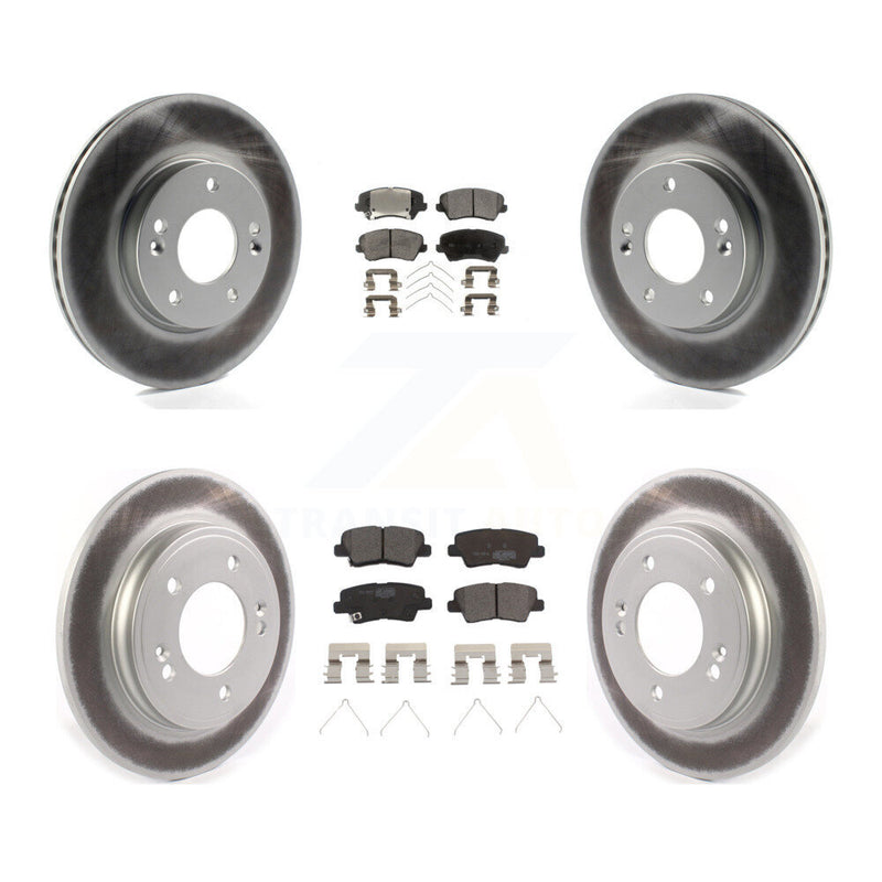 Transit Auto KGT-103099 Disc Brake Kit for 2019-2021 Hyundai Veloster - Front and Rear