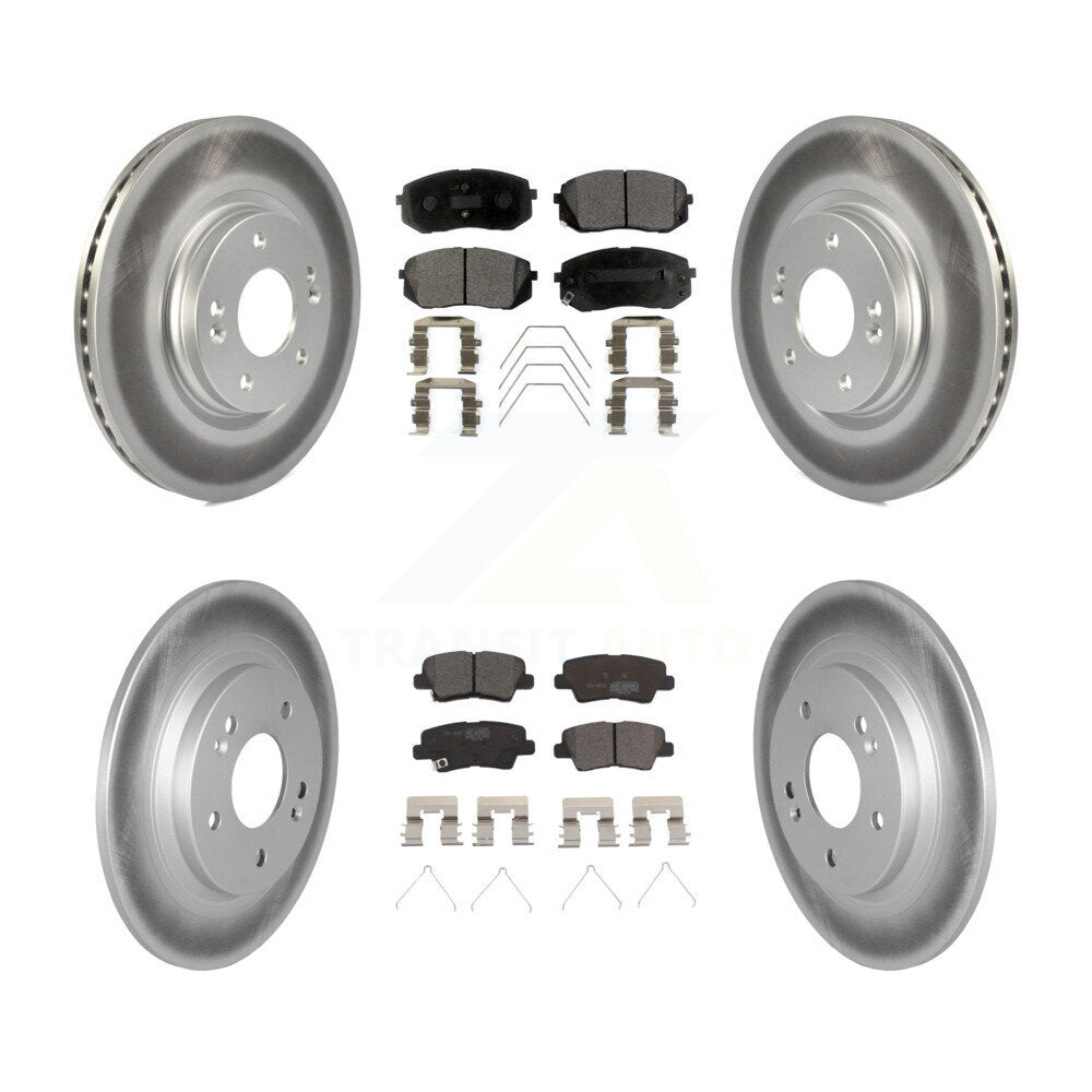 Transit Auto KGT-103103 Disc Brake Kit for 2022-2023 Hyundai Kona - Front and Rear