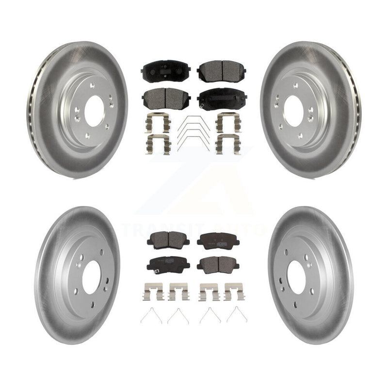 Transit Auto KGT-103103 Disc Brake Kit for 2022-2023 Hyundai Kona - Front and Rear