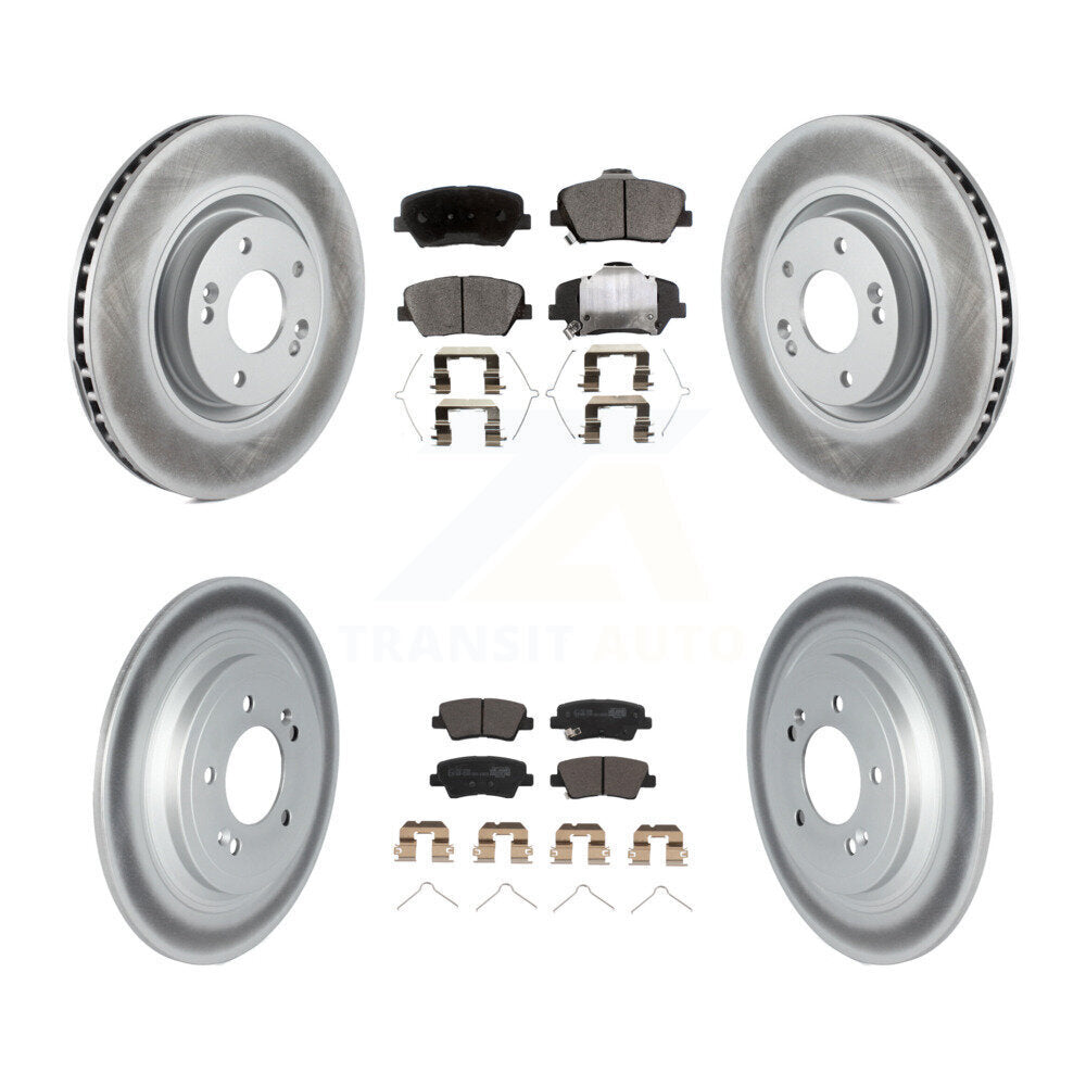 Transit Auto KGT-103108 Disc Brake Kit for 2019-2020 Hyundai Nexo - Front and Rear