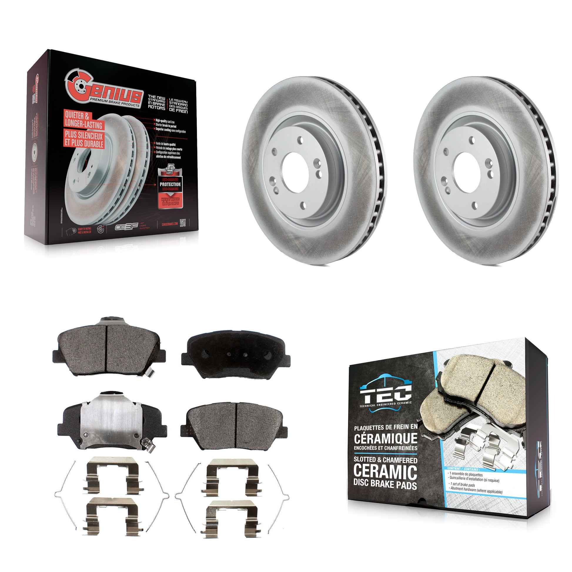 Transit Auto KGT-103116 Disc Brake Kit for 2019-2022 Hyundai Nexo - Front