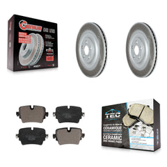 Transit Auto KGT-103117 Disc Brake Kit for 2017-2019 Jaguar XJ, Jaguar XJR575 - Rear
