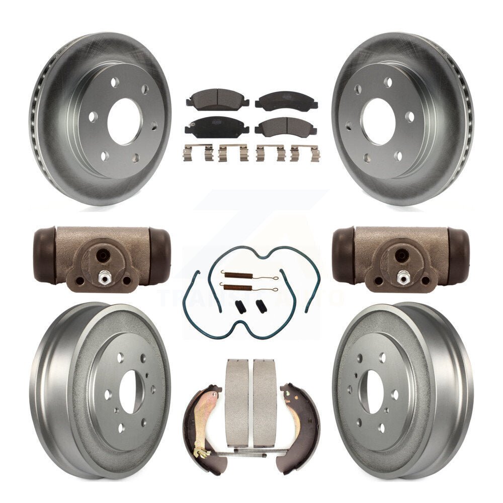 Transit Auto KGT-103125 Disc Brake Kit for 2007 GMC Sierra 1500 - Front and Rear
