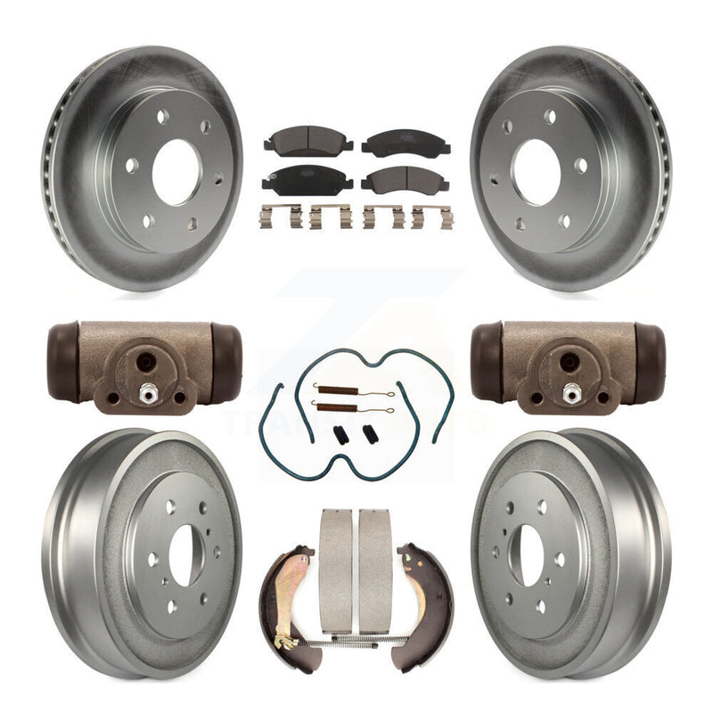 Transit Auto KGT-103125 Disc Brake Kit for 2007 GMC Sierra 1500 - Front and Rear