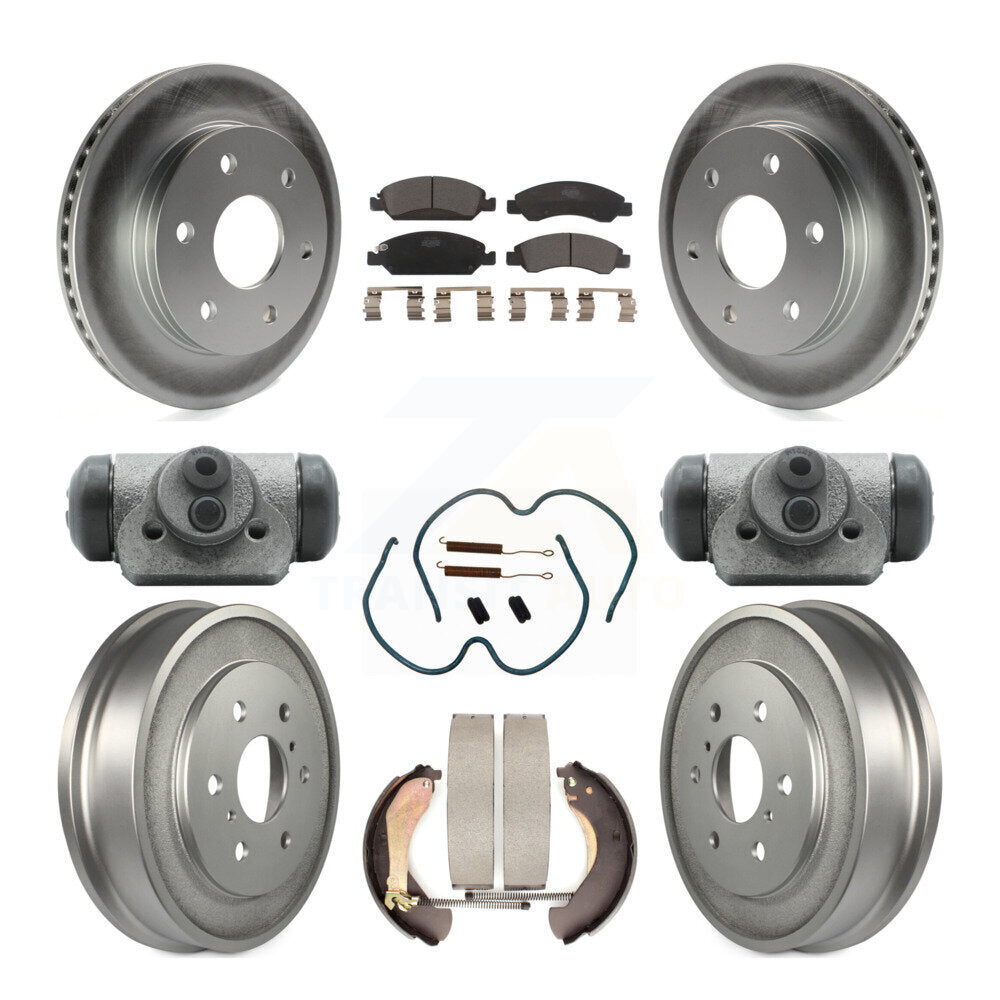 Transit Auto KGT-103126 Disc Brake Kit for 2007 GMC Sierra 1500 - Front and Rear