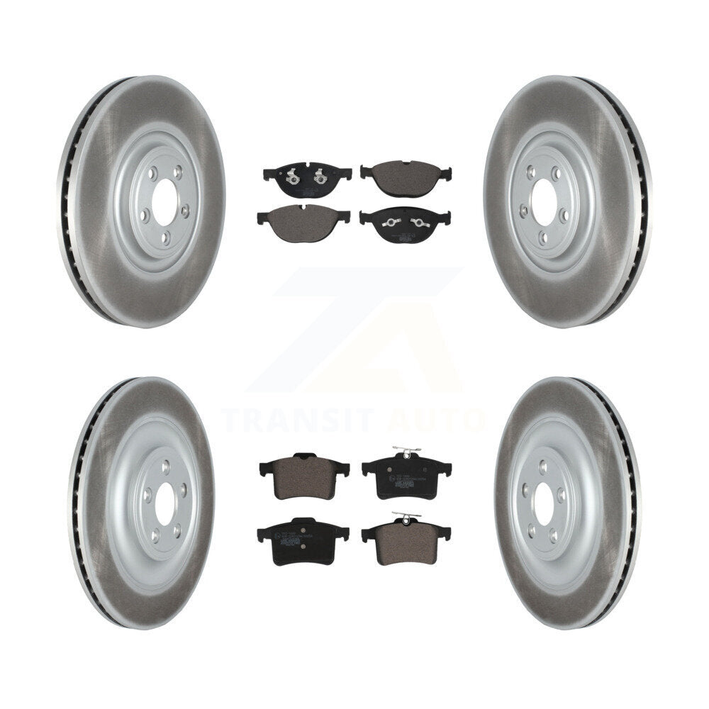 Transit Auto KGT-103130 Disc Brake Kit for 2010-2016 Jaguar XJ, Jaguar XJR and More - Front and Rear