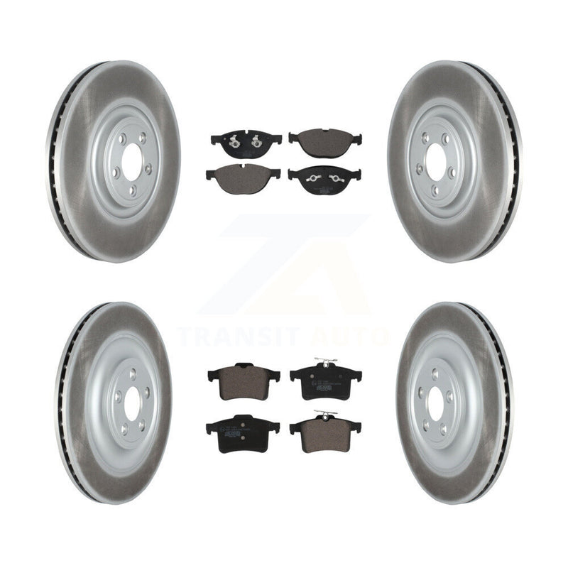 Transit Auto KGT-103130 Disc Brake Kit for 2010-2016 Jaguar XJ, Jaguar XJR and More - Front and Rear