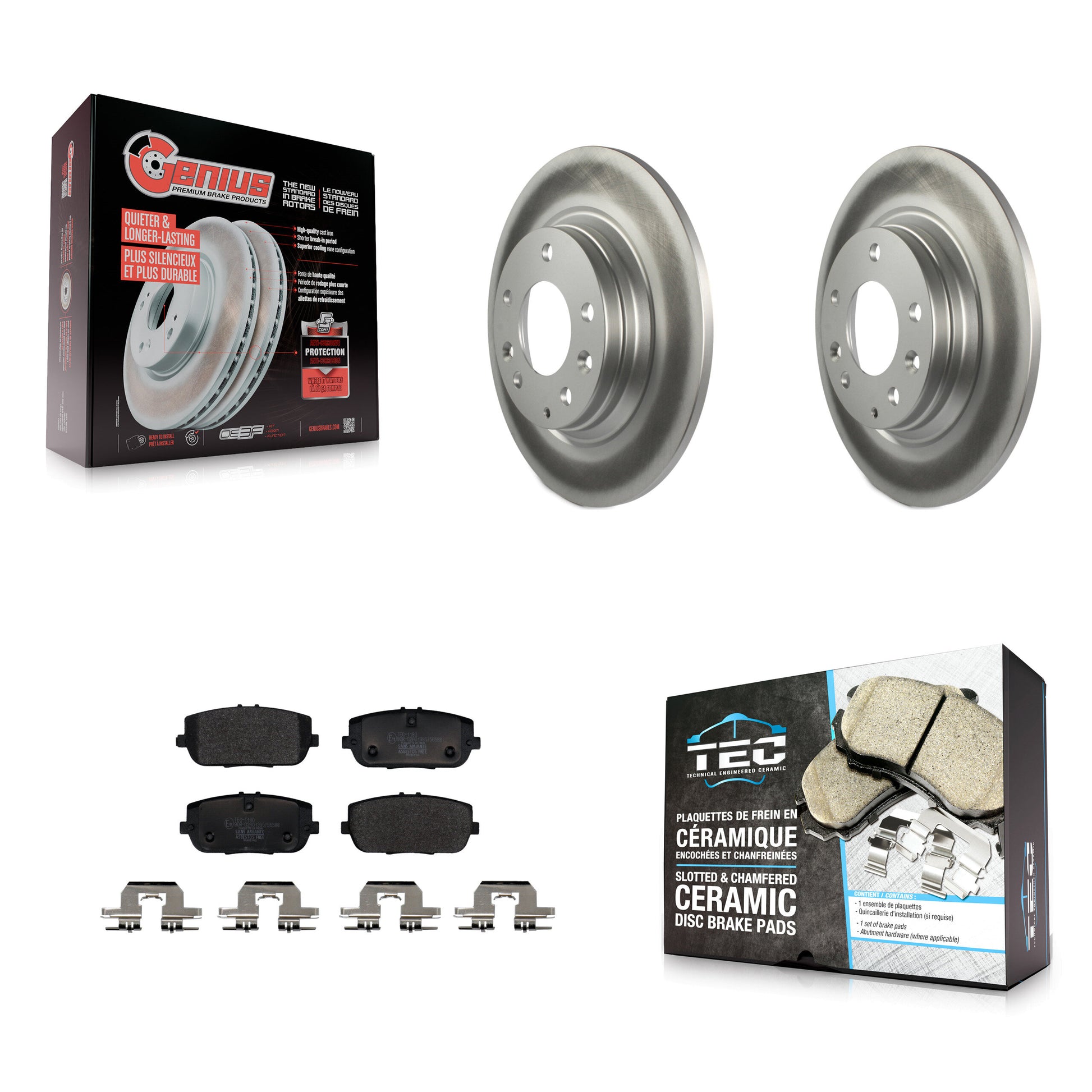 Transit Auto KGT-103148 Disc Brake Kit for 2006-2015 Mazda MX-5 Miata - Rear
