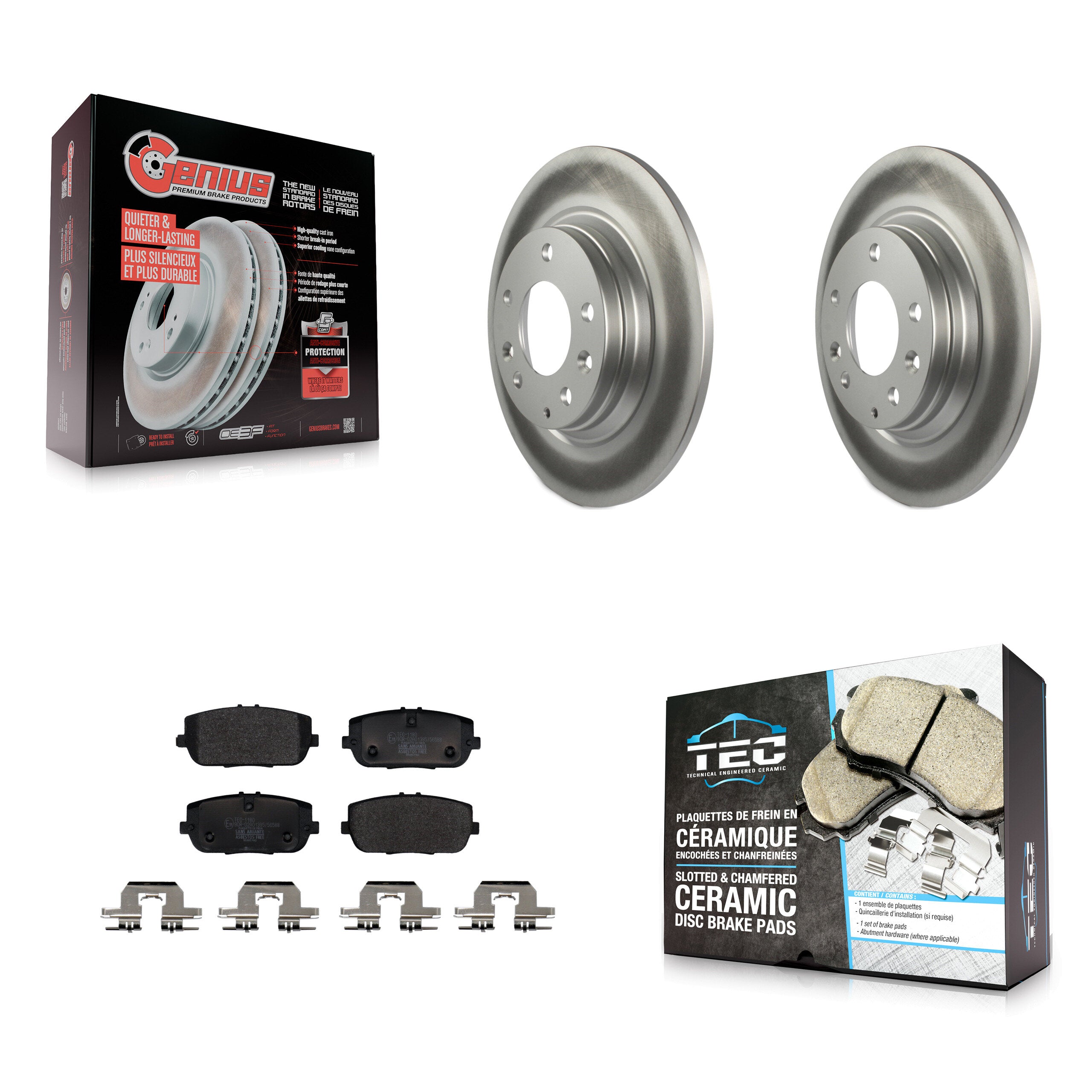 Transit Auto KGT-103148 Disc Brake Kit for 2006-2015 Mazda MX-5 Miata - Rear
