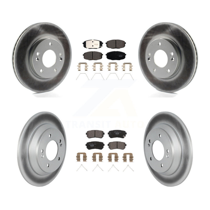 Transit Auto KGT-103150 Disc Brake Kit for 2022 Hyundai Kona - Front and Rear