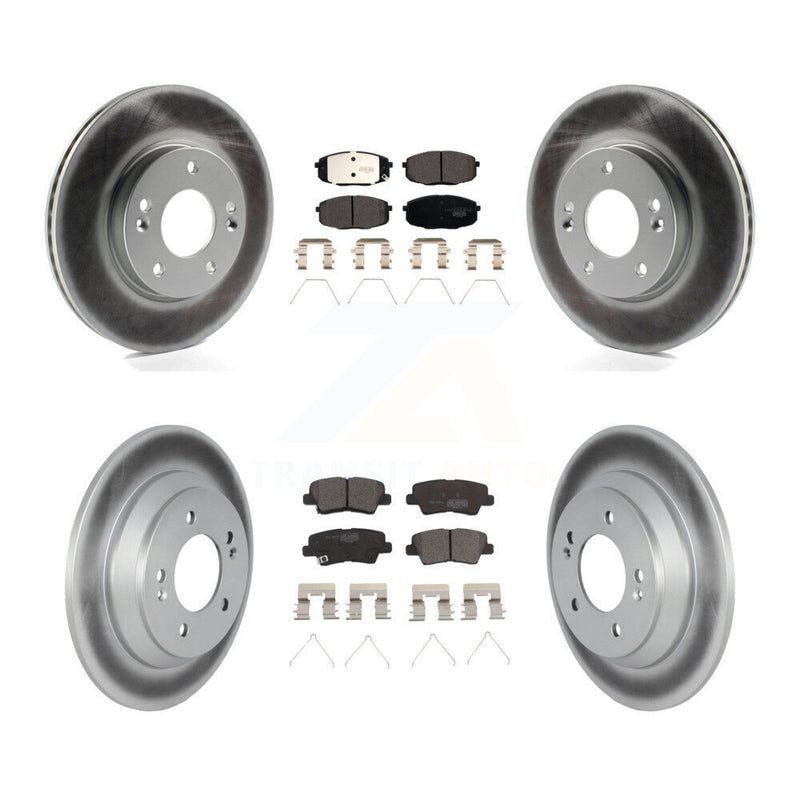 Transit Auto KGT-103151 Disc Brake Kit for 2022 Hyundai Kona - Front and Rear