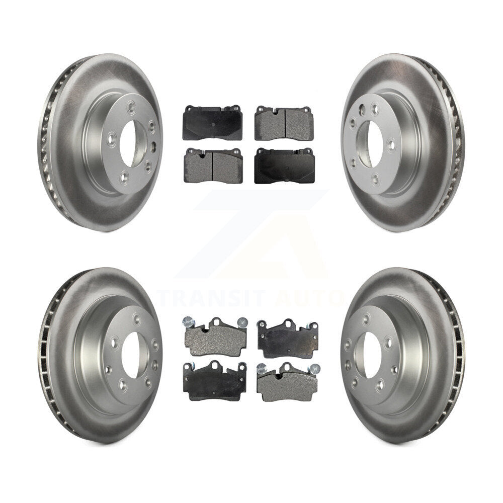 Transit Auto KGT-103152 Disc Brake Kit for 2008-2010 Volkswagen Touareg - Front and Rear