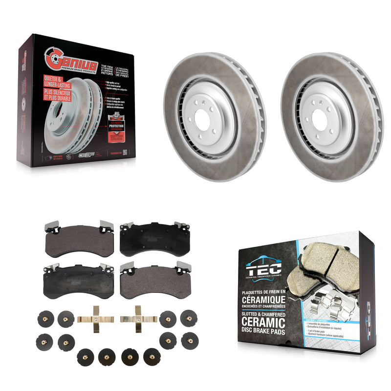 Transit Auto KGT-103153 Disc Brake Kit for 2012-2017 Audi S7, Audi S8, Audi A8 Quattro - Front